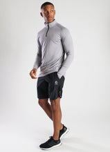 Load image into Gallery viewer, GK Sport Rush 1/4 Zip Funnel Neck - Silver Grey