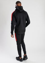 Load image into Gallery viewer, GK Lombardi Poly Tracksuit Bottoms - Black/Red