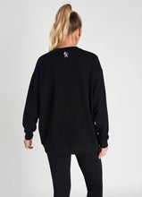 Load image into Gallery viewer, GK Script Oversized Crew - Black