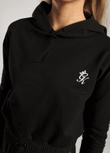 Load image into Gallery viewer, GK Sport Crop Tracksuit Top - Black
