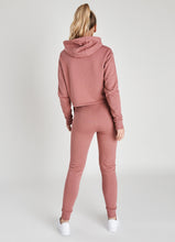 Load image into Gallery viewer, GK Script Crop Hoodie - Mauve
