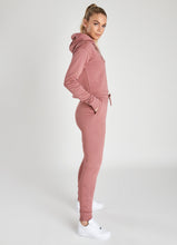 Load image into Gallery viewer, GK Script Crop Hoodie - Mauve
