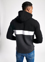 Load image into Gallery viewer, Gym King Hiro Overhead Hoodie - Charcoal Marl/Black/White
