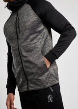 Load image into Gallery viewer, GK Olympus Full Zip Hoodie - Black/Charcoal Marl
