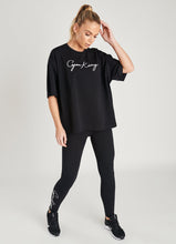 Load image into Gallery viewer, GK Oversized Script Tee - Black
